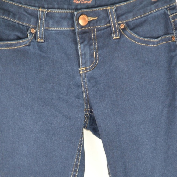 Red Camel Ultra Low Skinny Blue Jeans - Picture 5 of 8